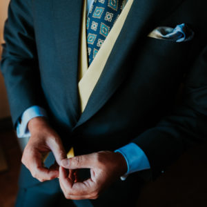 Preparativos de boda. El novio.