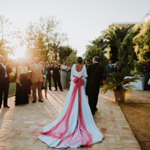 Vestido de novia.